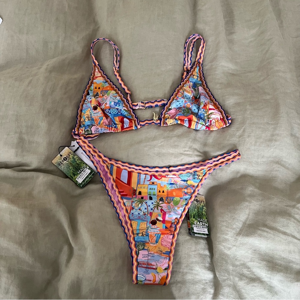 Bydee Prague top and bottoms in Cabana